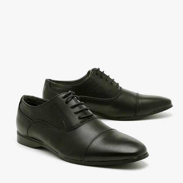 נעלי אלגנט לגברים 1026A מידה גדולה שחור