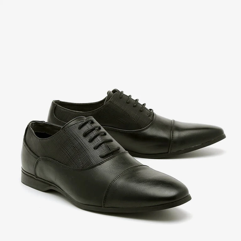 נעלי אלגנט לגברים נעלי חתן 196203 שחור