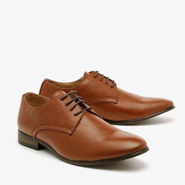 נעלי אלגנט לגברים נעלי חתן 4167515-1B אלגנט טבק