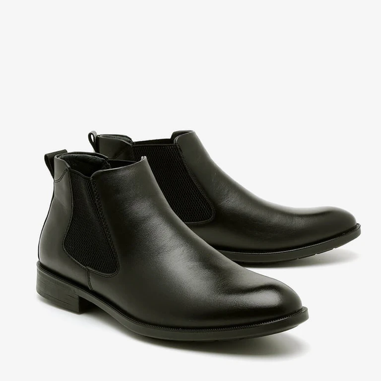 מגף לגבר עור M182276 קומפורט שחור