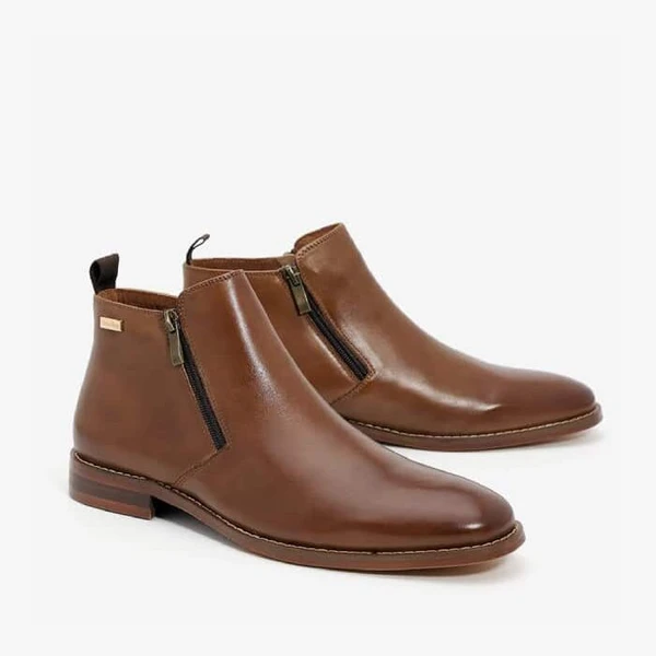 מגף  לגבר עור SY02 חום