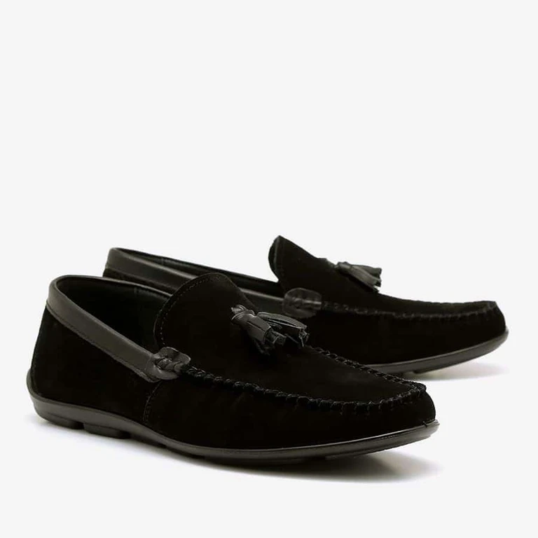 נעלי מוקסין לגברים 1856519s שחור