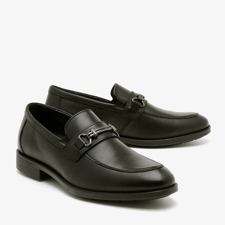 נעלי אלגנט לגברים קומפורט מידה גדולה סירה 1822721 שחור