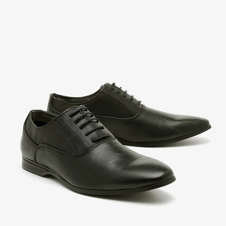 נעלי אלגנט לגברים נעלי חתן 196202 שחור