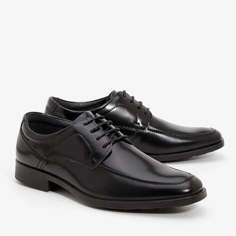 נעלי אלגנט מבריק מידה גדולה 181823P שחור