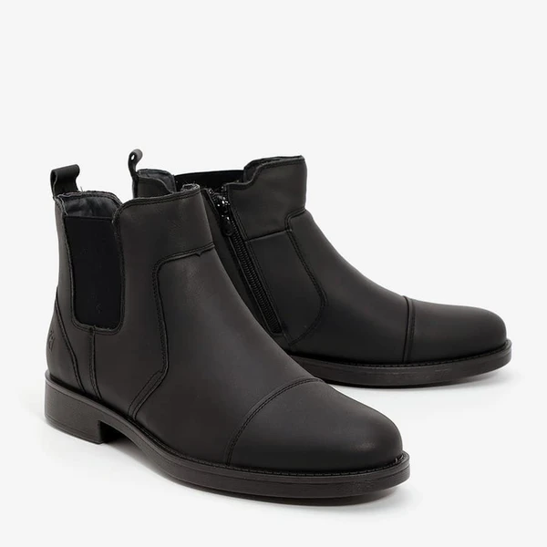 מגף לגבר עור קומפורט M20202 שחור