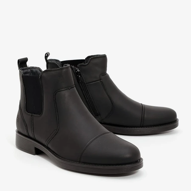 מגף לגבר עור קומפורט M20202 שחור