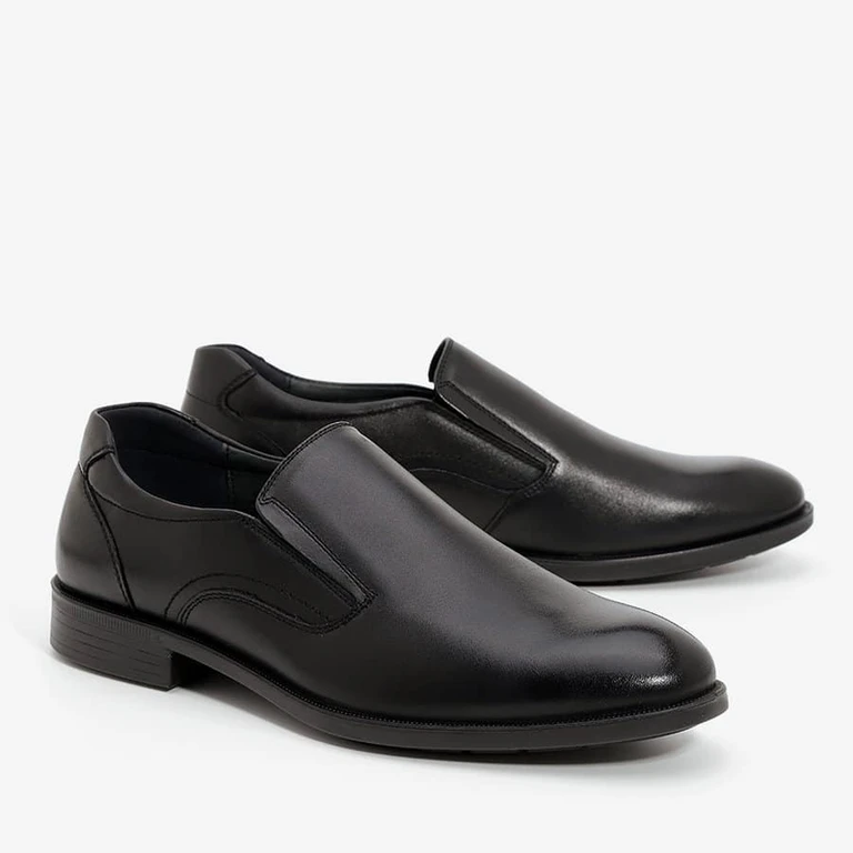 נעלי אלגנט לגברים נעלי סירה קומפורט 1822724 שחור