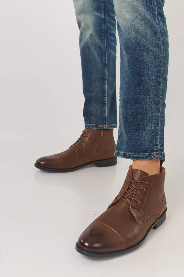 מגף לגבר עור M182271 קומפורט חום