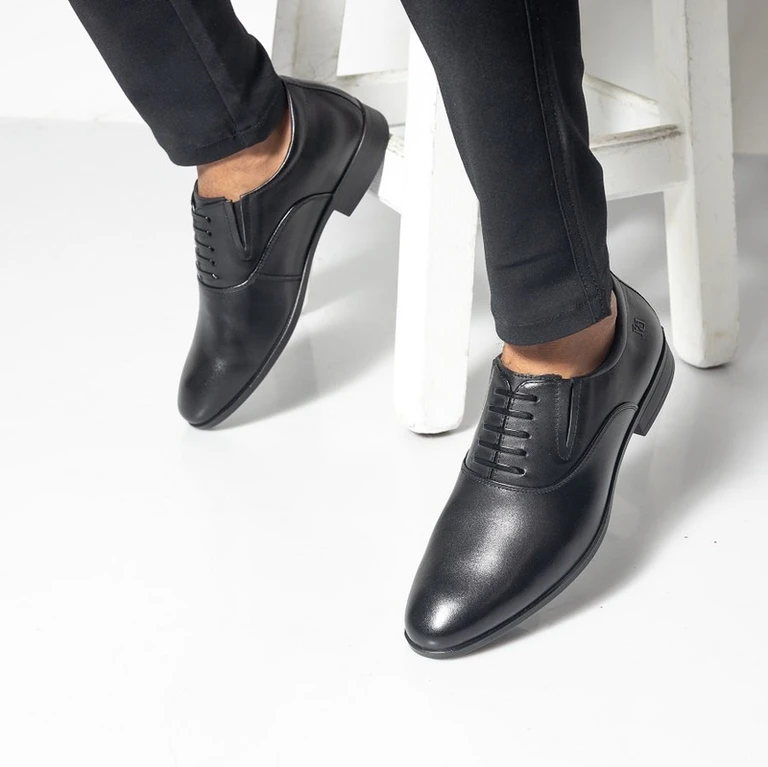 נעלי אלגנט לגברים מידה גדולה 192214 שחור