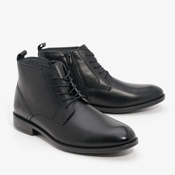 מגף לגבר עור מידה גדולה M182279 שחור