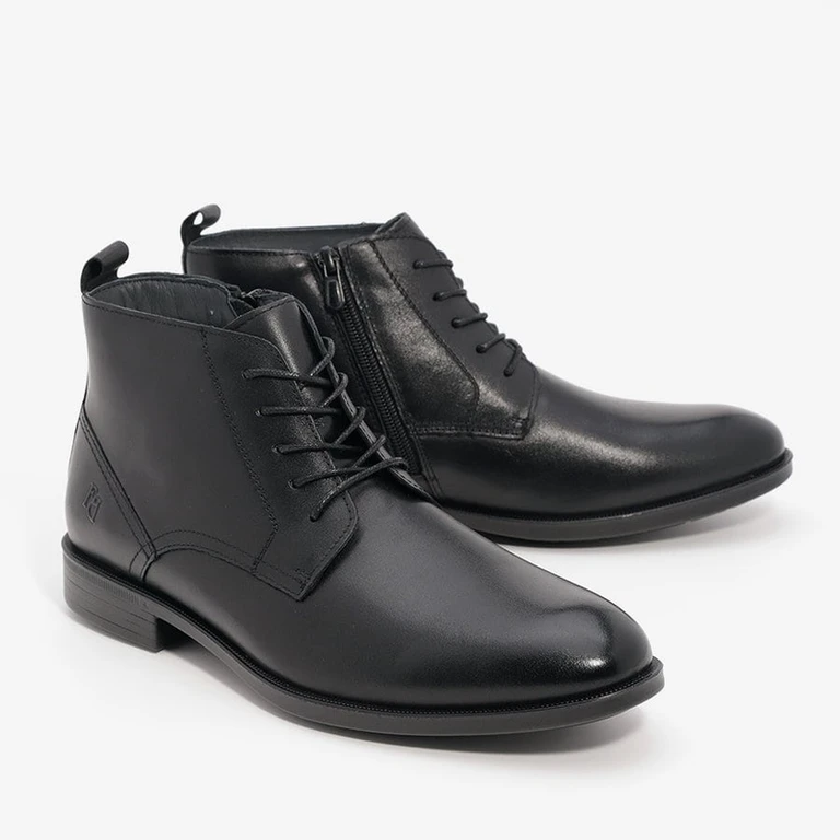 מגף לגבר עור מידה גדולה M182279 שחור