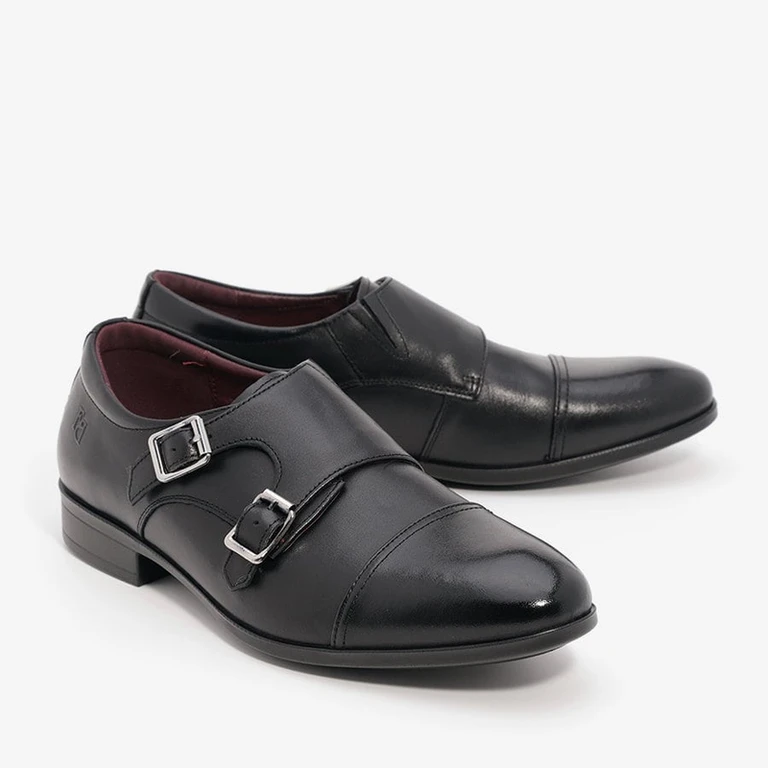 נעלי אלגנט לגברים עור 192218 שחור