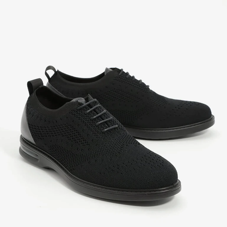 נעל כרית אוויר בד - נוער 11022B שחור