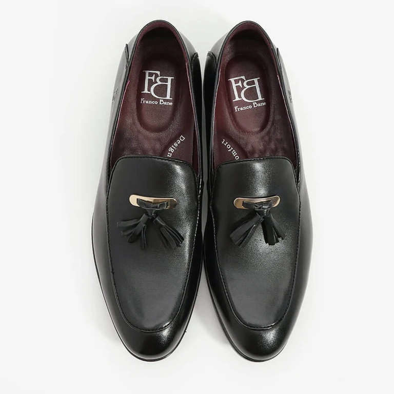 נעלי אלגנט לגברים עור 192216 מידה 47 שחור