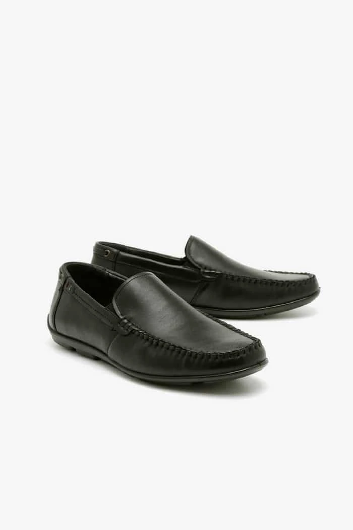 נעלי מוקסין לגברים מידה גדולה 185656 שחור