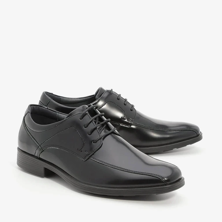 נעלי אלגנט לגברים מבריק קומפורט 181802P שחור