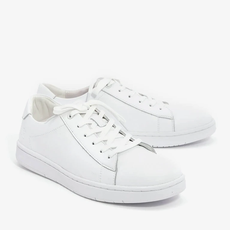 סניקרס לגברים קומפורט חלק 6803 לבן