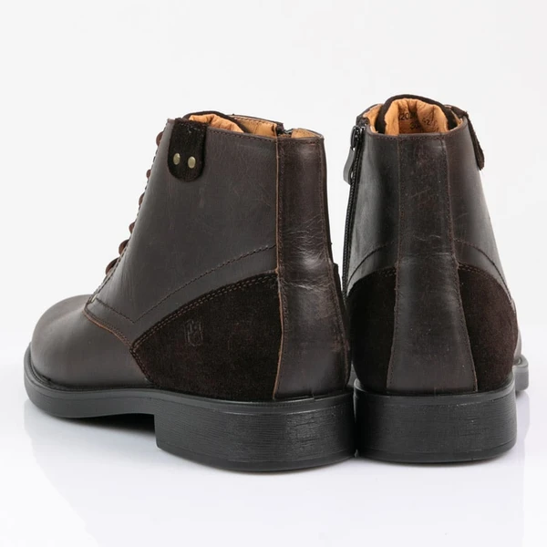 מגף עור לגבר