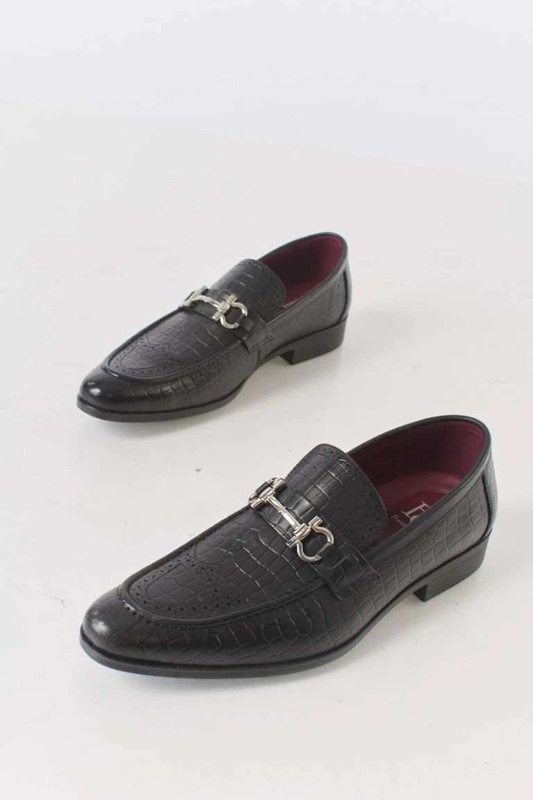 נעלי אלגנט לגברים עור מידה 47 1912527 שחור