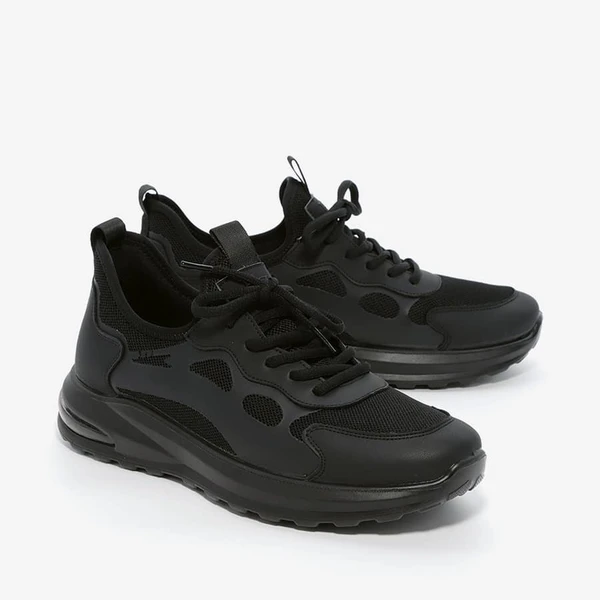 נעלי ספורט לגברים שרוך עם כרית אויר 237806 שחור