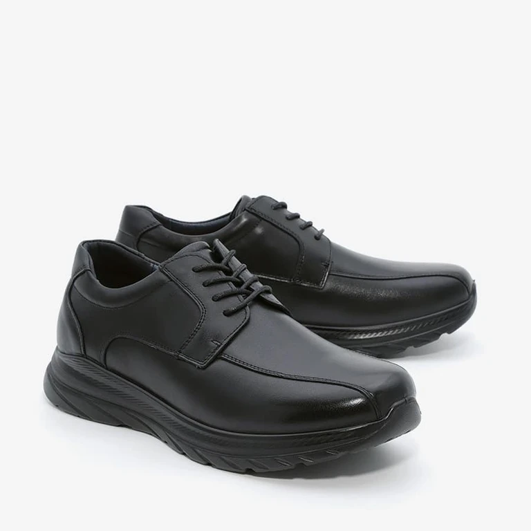 נעלי קומפורט עם שרוך שני פסים 5511 שחור