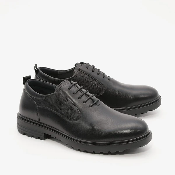 נעלי אלגנט לגברים נעל טרקטור אדריאנו 232336 שחור