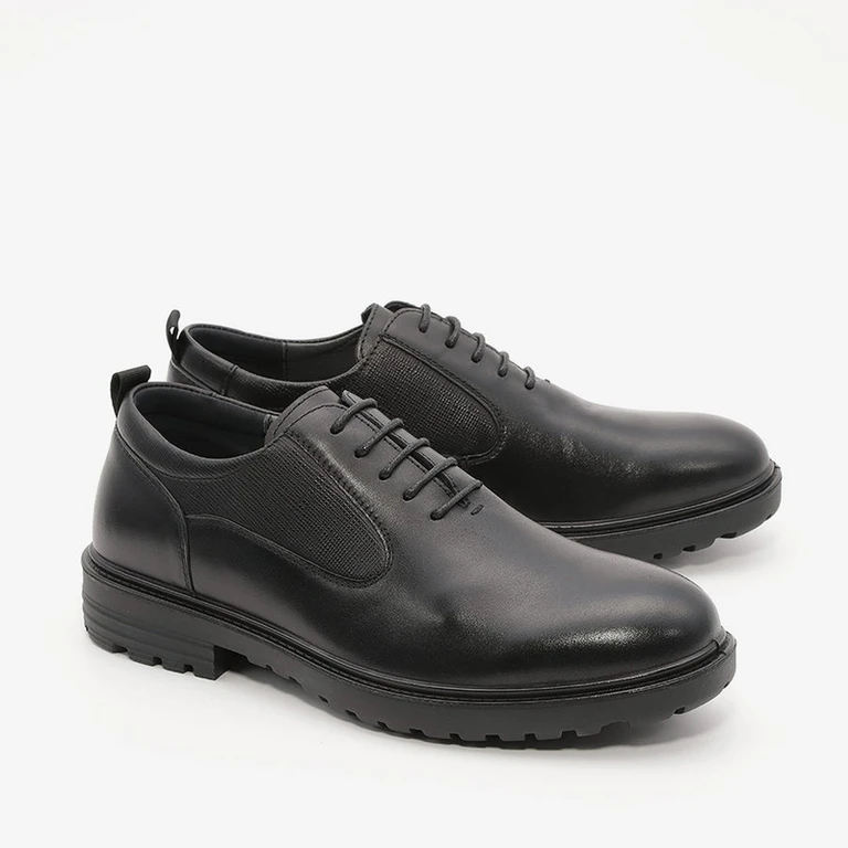 נעלי אלגנט לגברים נעל טרקטור אדריאנו 232336 שחור