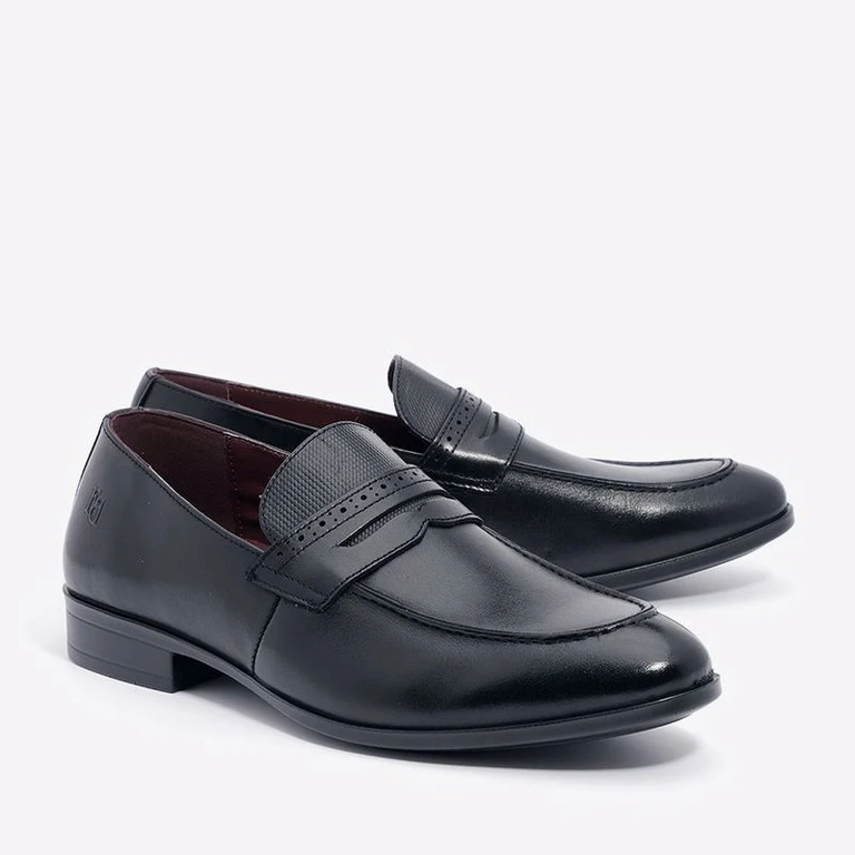 קומפורט קולג עם תפר מוקסין-L שחור