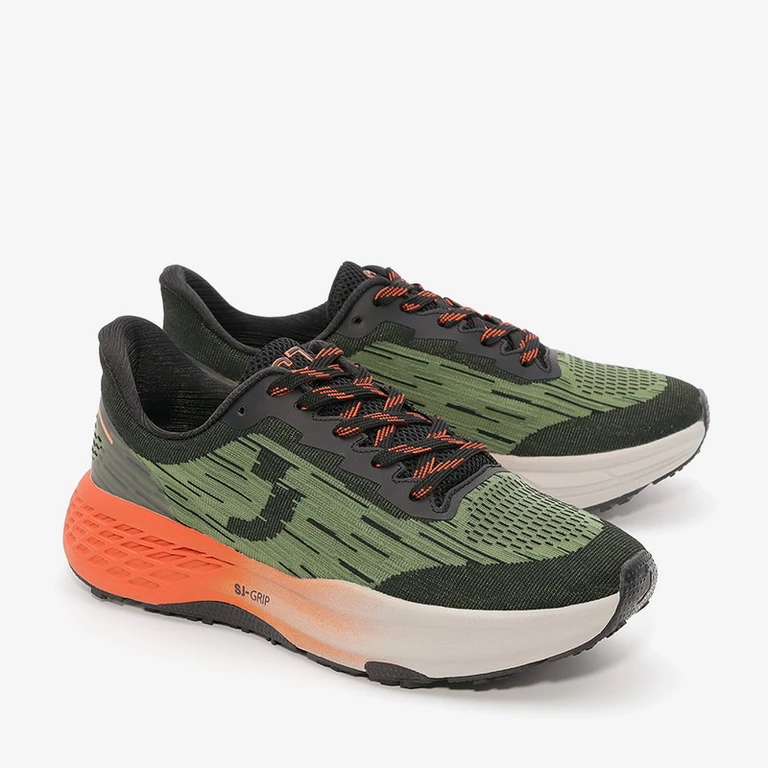 נעלי ספורט לגברים סוליה עבה 618503 SJ ירוק