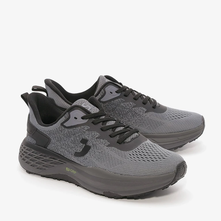 נעלי ספורט לגברים סוליה עבה 609043 שחור